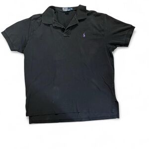 Polo by Ralph Lauren Black Polo with Purple Pony